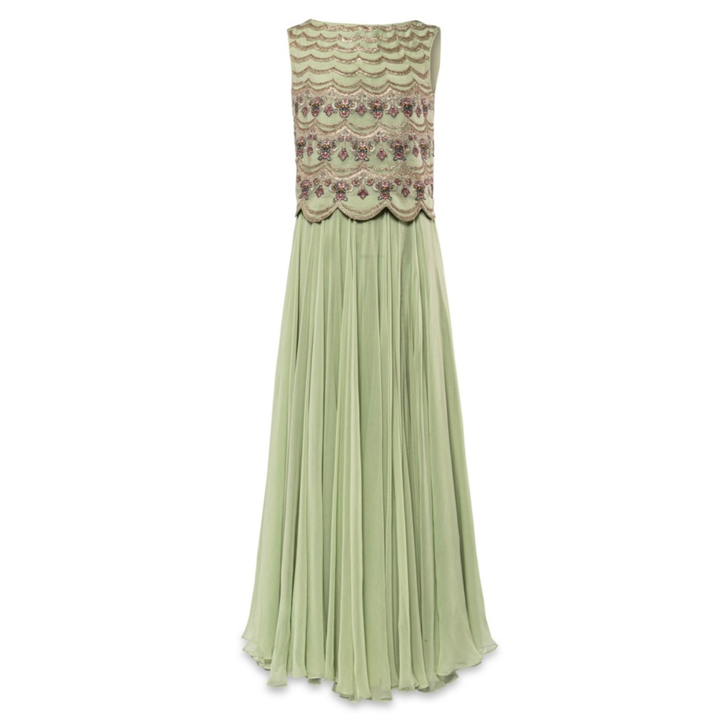 Varun & Nidhikha green embroidered Lehenga